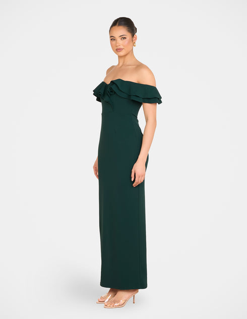 Izabel Double Ruffle Gown
